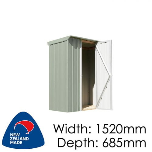 SmartStore Locker SM1507 1520x685 Mist Green Shed available at Gubba Garden Shed
