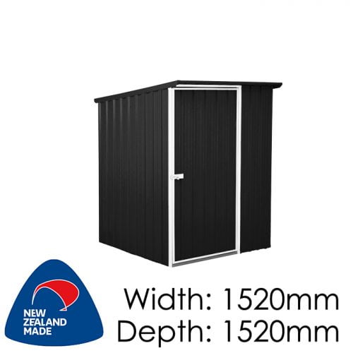 SmartStore Lean-to SM1515 1520x1520 Ebony Shed available at Gubba Garden Shed