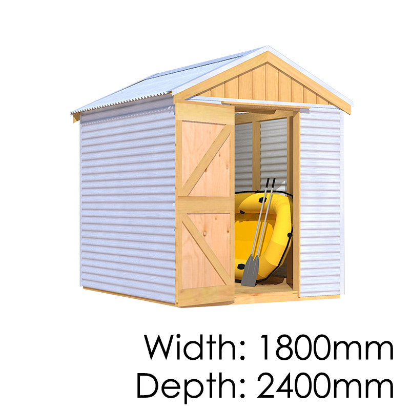 The Shed Smiths Classic Gable 1824 - Garden Sheds NZ