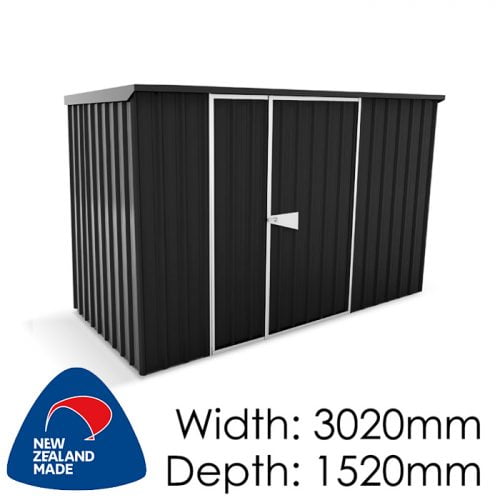 SmartStore Lean-to SM3015 3020x1520 Ebony Shed available at Gubba Garden Shed