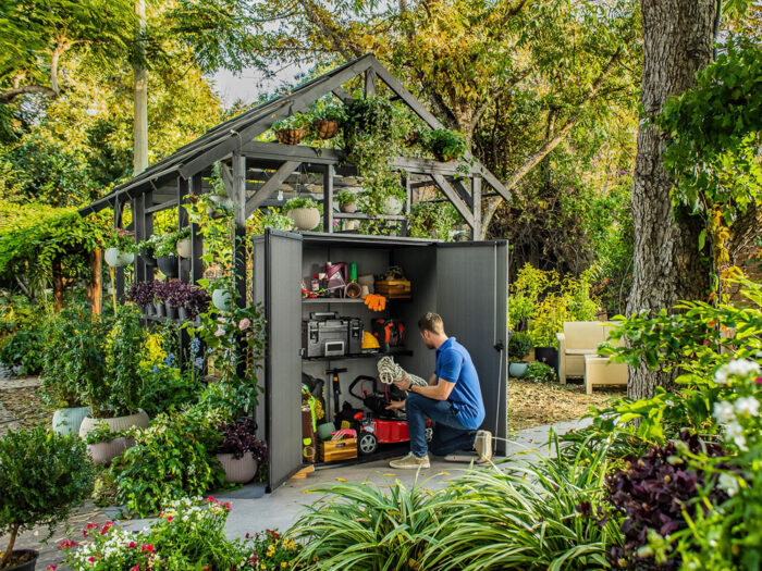 Keter Cortina Alto Outdoor Storage Shed - Image 3