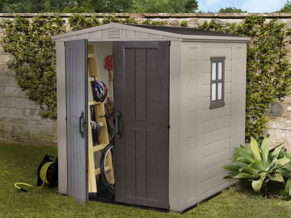 Keter Factor 6 X 6 Outdoor Storage Shed - Garden Sheds Nz