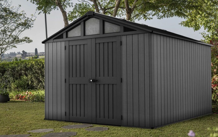 Keter Stronghold 10 x 11.5 Outdoor Storage Shed - Image 2