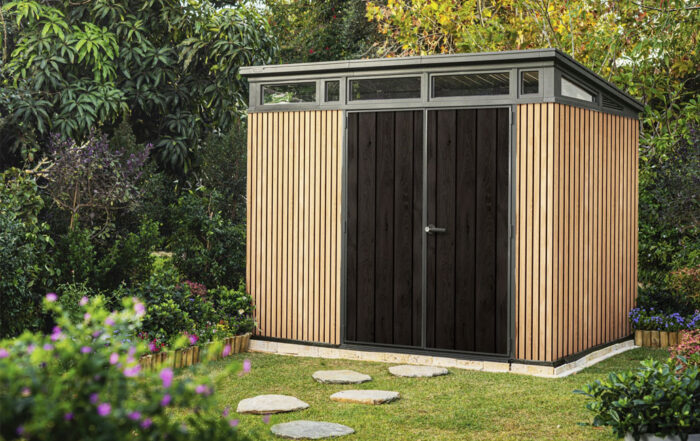 Keter Venetian Shed 9x7 Brown Outdoor Storage Shed - Image 2